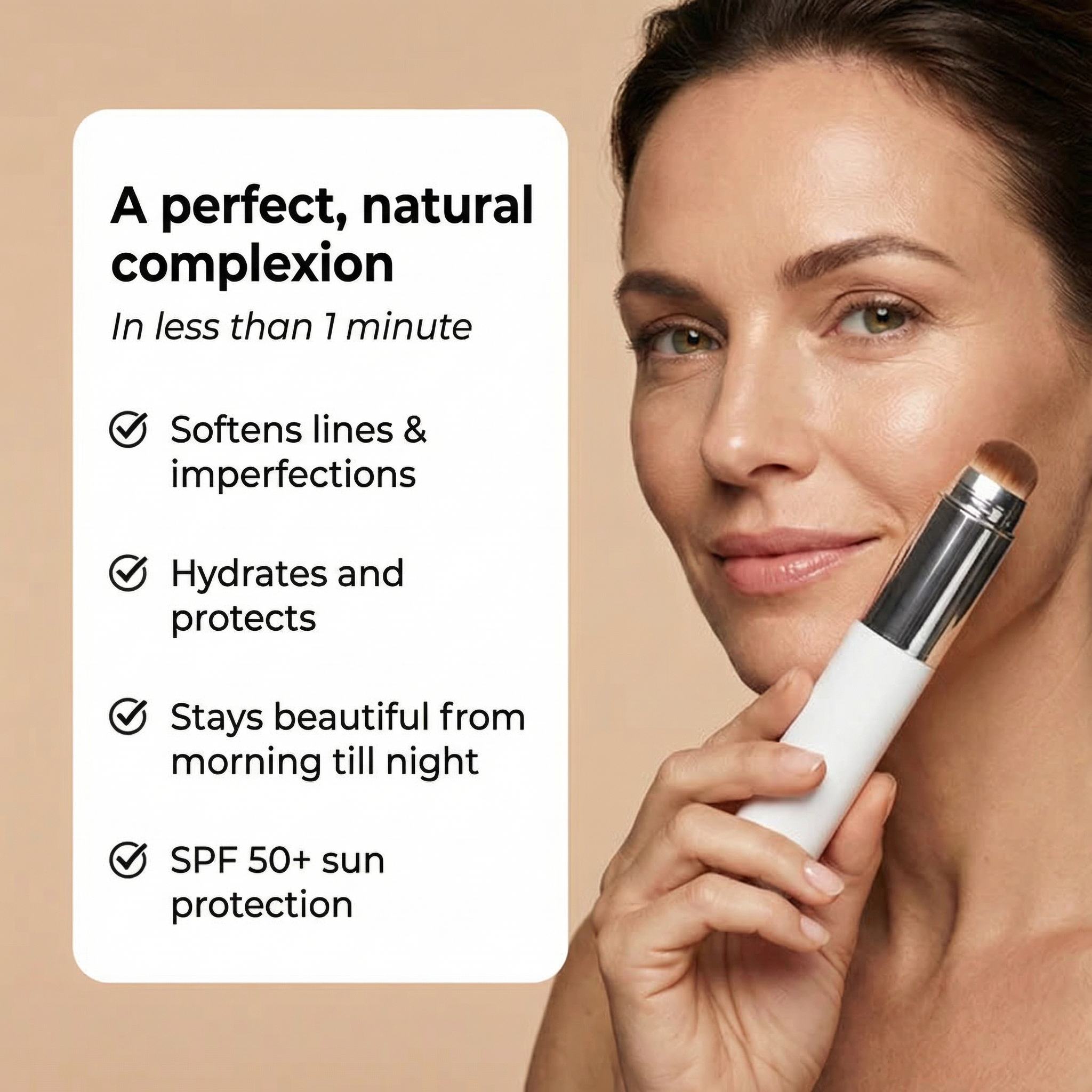 Elara Skin™ | Shade-Adapting Foundation Stick