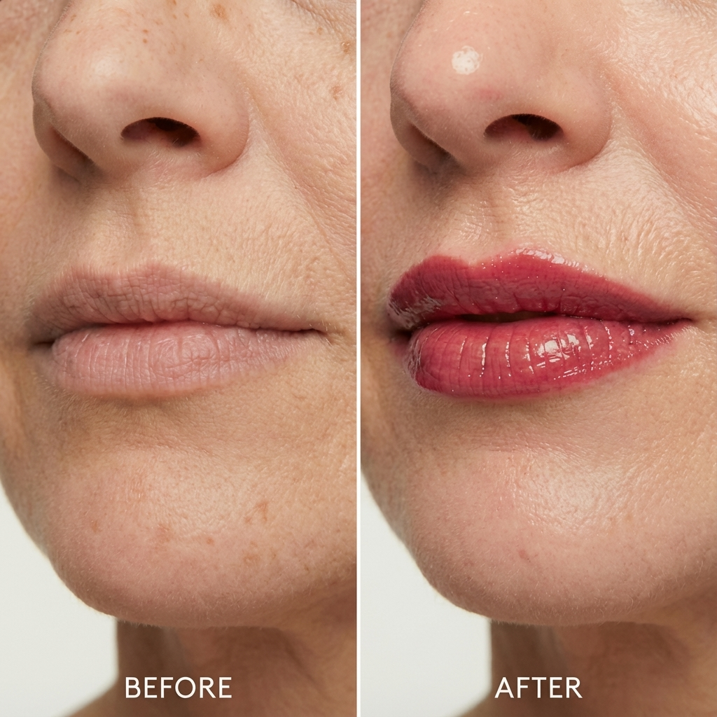 SkinSync™ pH-Adaptive Lipstick.